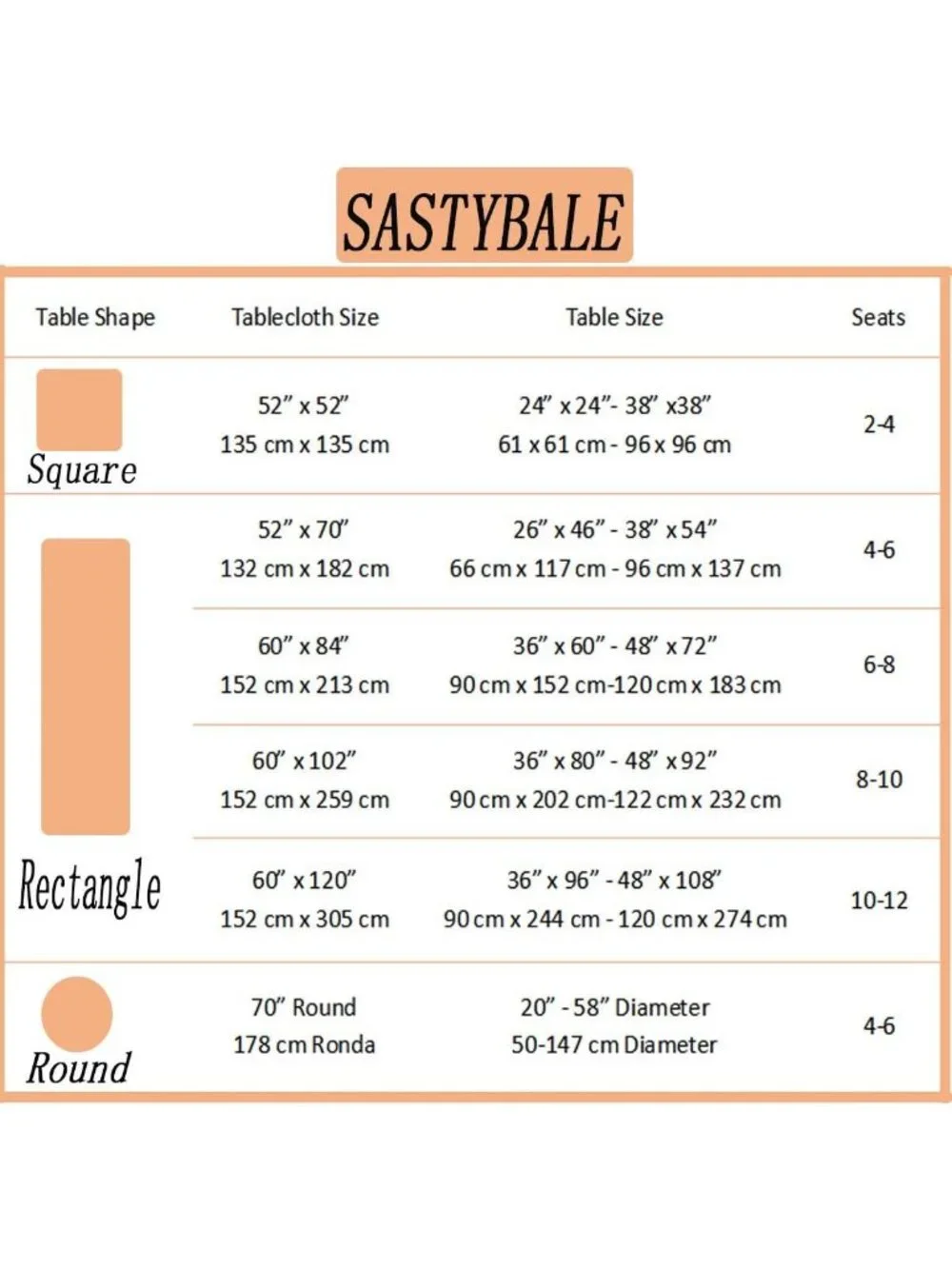 Checkered Rectangle Tablecloth - Heavyweight Spillproof Polyester for Dining